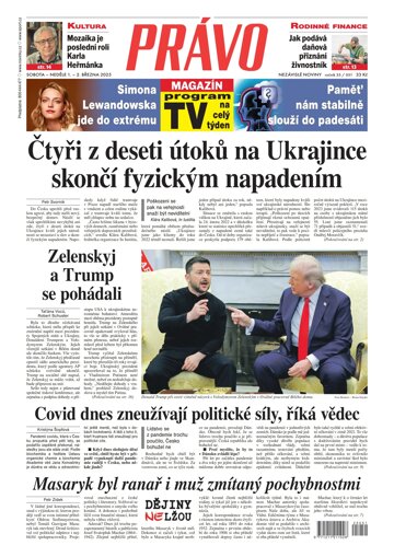 Obálka e-magazínu Deník Právo 1.3.2025