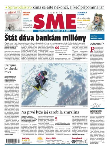 Obálka e-magazínu SME 14.2.2015