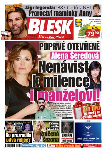 Obálka e-magazínu Blesk 22.12.2016