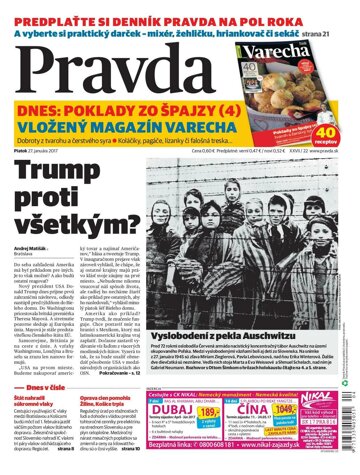 Obálka e-magazínu Pravda 27. 1. 2017