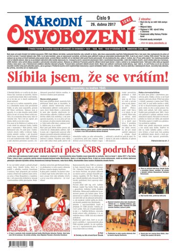 Obálka e-magazínu Národní Osvobození 9/2017