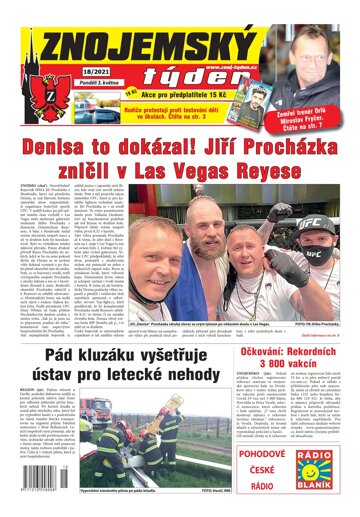 Obálka e-magazínu Znojemský týden 18/2021