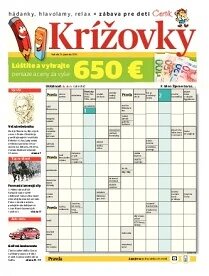 Obálka e-magazínu Krížovky 25. 1. 2014