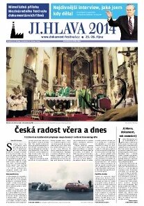 Obálka e-magazínu Mimořádné přílohy LN Morava extra JI.HLAVA 2014 - 18.10.2014