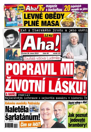 Obálka e-magazínu AHA! 26.2.2015