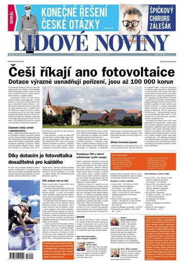 Obálka e-magazínu Lidové noviny 26.5.2017