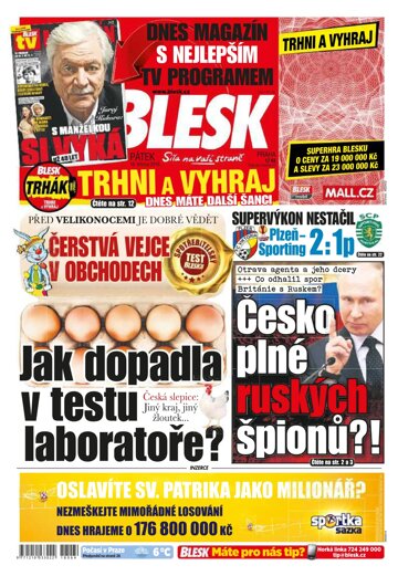 Obálka e-magazínu Blesk 16.3.2018