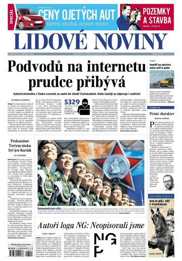 Obálka e-magazínu Lidové noviny 10.5.2018