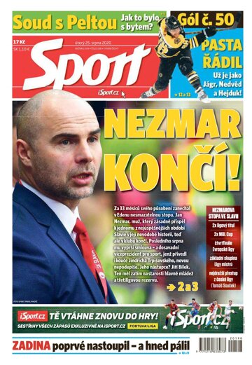 Obálka e-magazínu Sport 25.8.2020