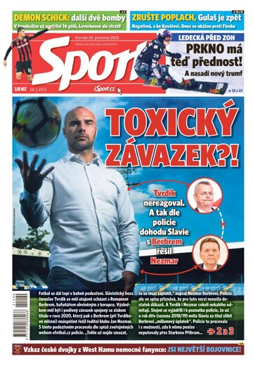 Obálka e-magazínu Sport 16.12.2021