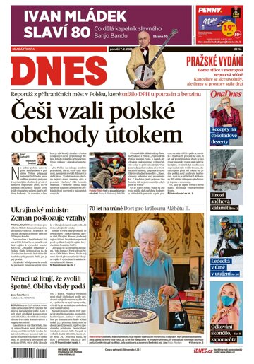 Obálka e-magazínu MF Dnes 7.2.2022