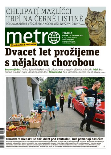 Obálka e-magazínu deník METRO 28.7.2022