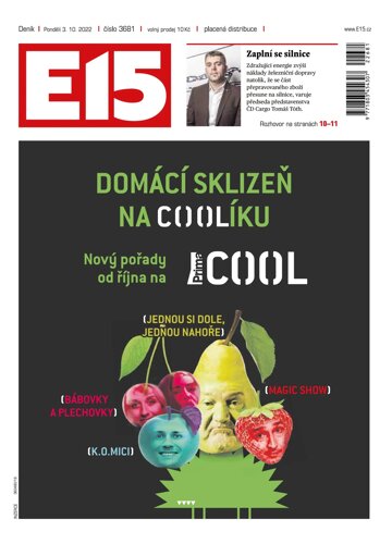 Obálka e-magazínu E15 3.10.2022