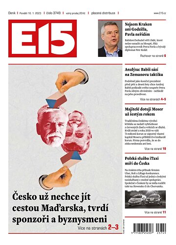 Obálka e-magazínu E15 16.1.2023