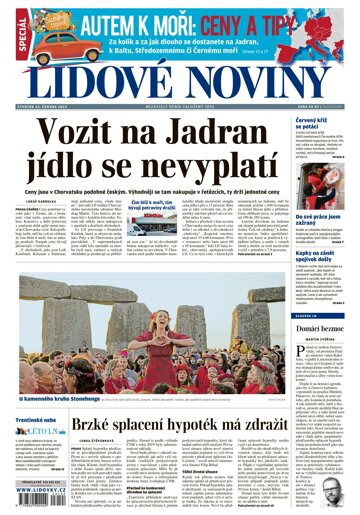 Obálka e-magazínu Lidové noviny 22.6.2023