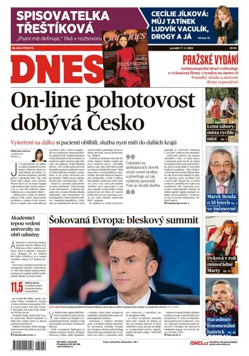 Obálka e-magazínu MF Dnes 17.2.2025