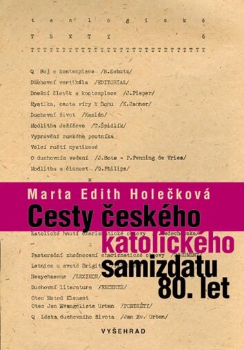 Obálka knihy Cesty českého katolického samizdatu 80. let