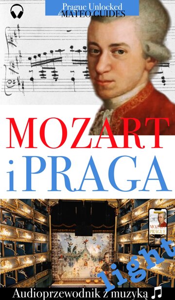 Obálka knihy Mozart i Praga - Audiowizualna wycieczka z utworami muzycznymi - wersja light