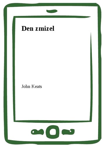 Obálka knihy Den zmizel