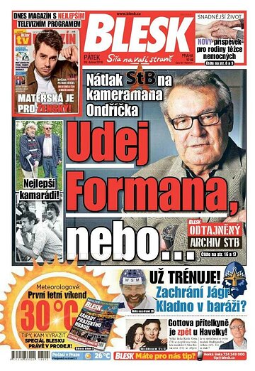 Obálka e-magazínu Blesk 20.4.2018