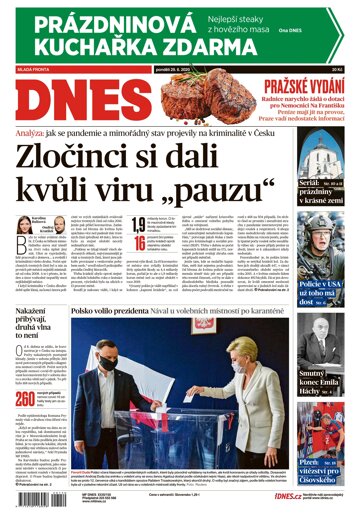 Obálka e-magazínu MF Dnes 29.6.2020