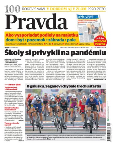 Obálka e-magazínu Pravda 7. 10. 2020