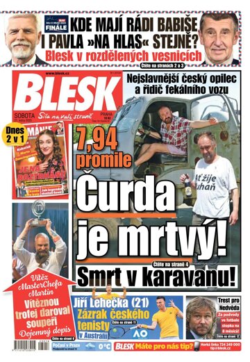 Obálka e-magazínu Blesk 21.1.2023