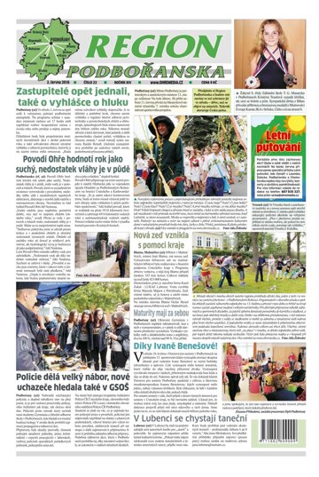 Obálka e-magazínu Region Podbořanska 22/2016