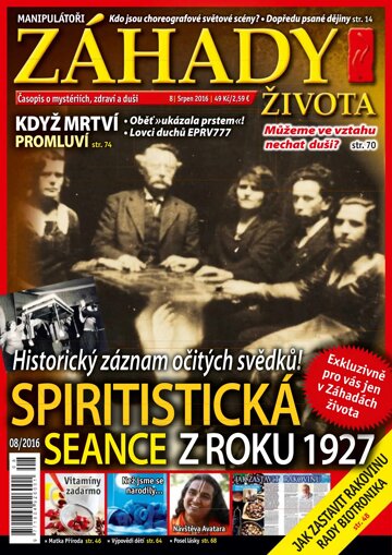 Obálka e-magazínu Záhady života 8/2016