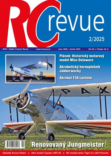 Obálka e-magazínu RC revue 2/2025