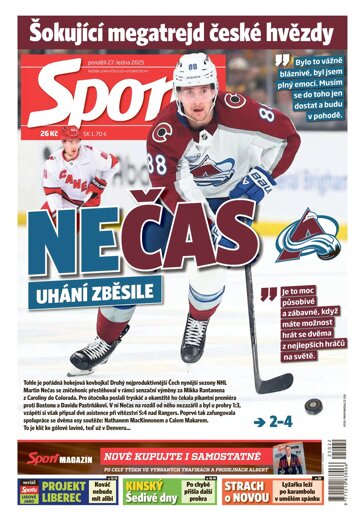 Obálka e-magazínu Sport 27.1.2025