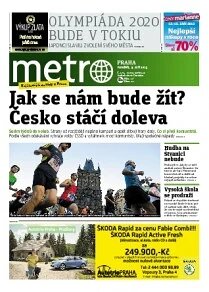 Obálka e-magazínu deník METRO 9.9.2013