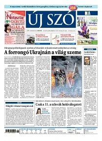 Obálka e-magazínu Új Szó 20.2.2014