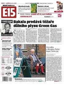 Obálka e-magazínu E15 19.9.2014