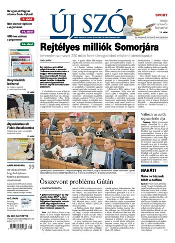 Obálka e-magazínu Új Szó 1.2.2017