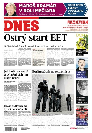 Obálka e-magazínu MF Dnes 1.3.2017