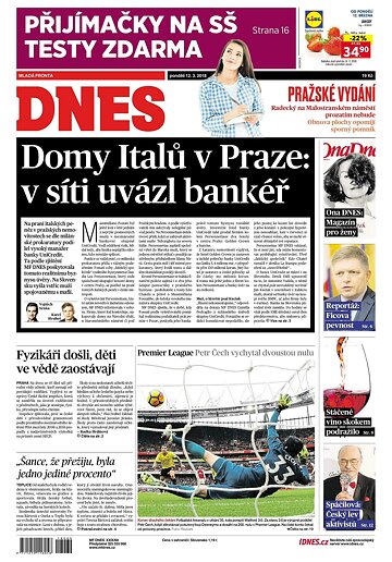 Obálka e-magazínu MF Dnes 12.3.2018