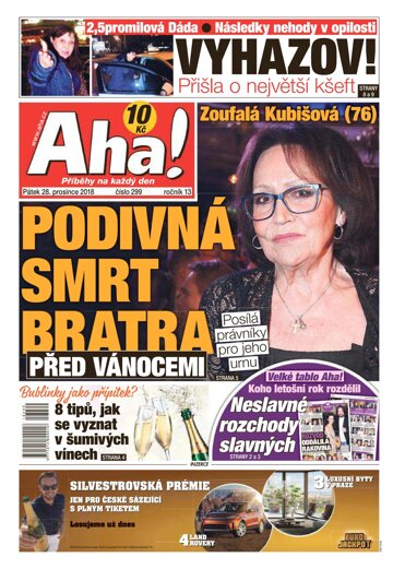 Obálka e-magazínu AHA! 28.12.2018