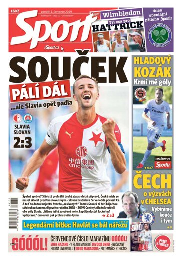 Obálka e-magazínu Sport 1.7.2019