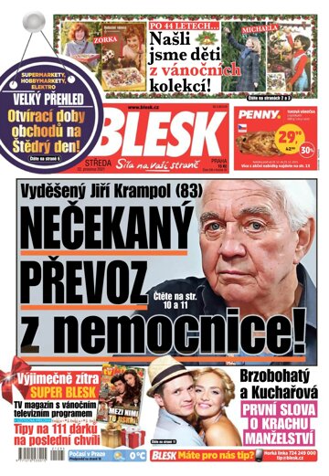 Obálka e-magazínu Blesk 22.12.2021