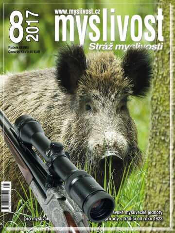 Obálka e-magazínu Myslivost 8/2017