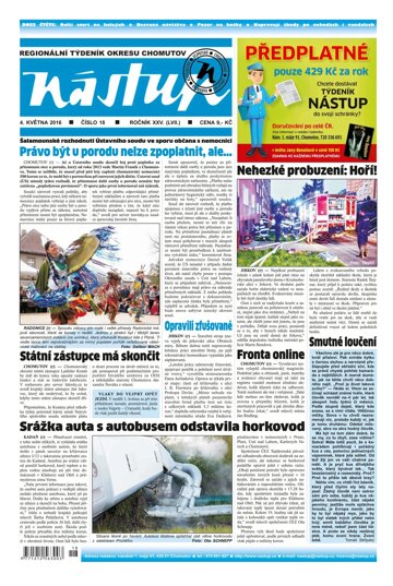 Obálka e-magazínu Nástup 18/2016