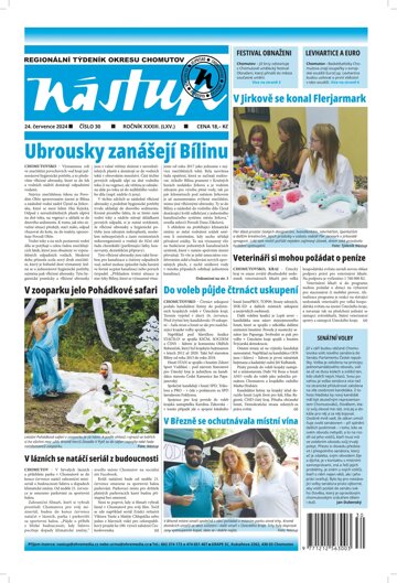 Obálka e-magazínu Nástup 30/24