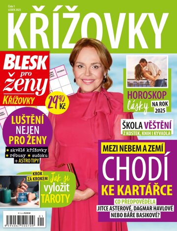 Obálka e-magazínu Blesk pro ženy Křížovky 1/2025