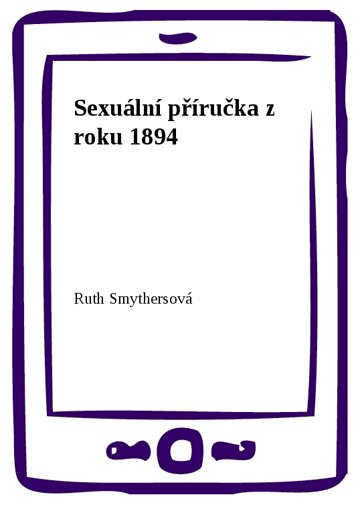 Obálka knihy Sexuální příručka z roku 1894