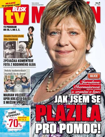 Obálka e-magazínu Blesk Tv magazín - 26.1.2018