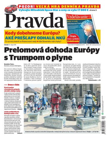 Obálka e-magazínu Pravda 14. 5. 2019