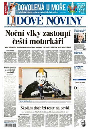 Obálka e-magazínu Lidové noviny 29.4.2021