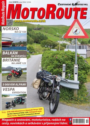 Obálka e-magazínu MotoRoute Magazín 5/2015