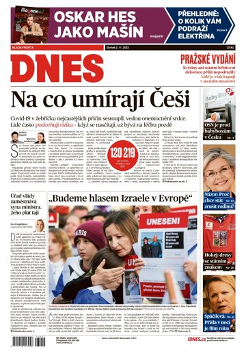 Obálka e-magazínu MF Dnes 2.11.2023